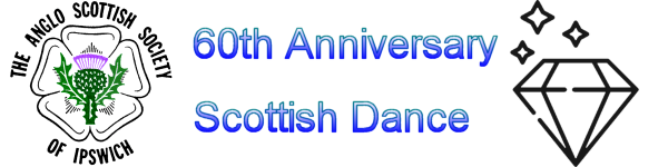 Anglo-Scottish Society of Ipswich 60th Anniversary Dance Header Logo