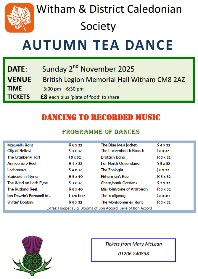 Witham & District Autumn Dance 2025